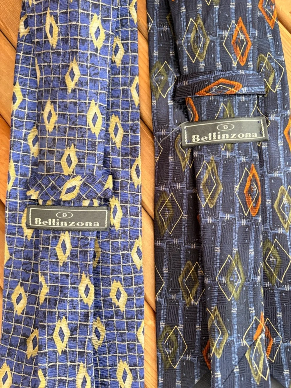 Bellinzona Vintage Silk Tie Bundle Geometric Y2K Menswear